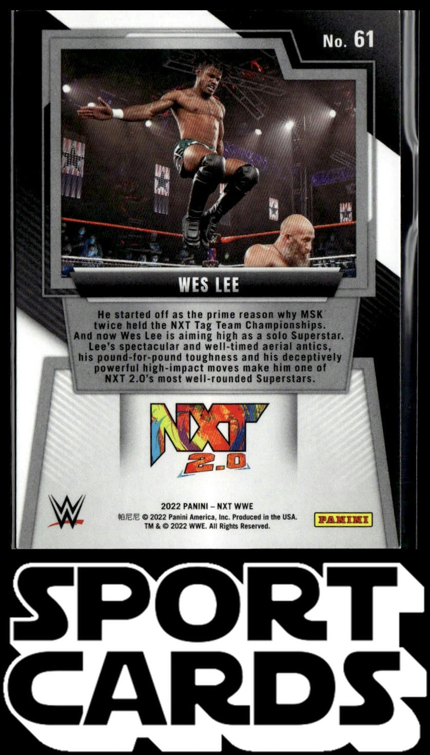 2022 Panini NXT 2.0 WWE #61 Wes Lee SportCards.com