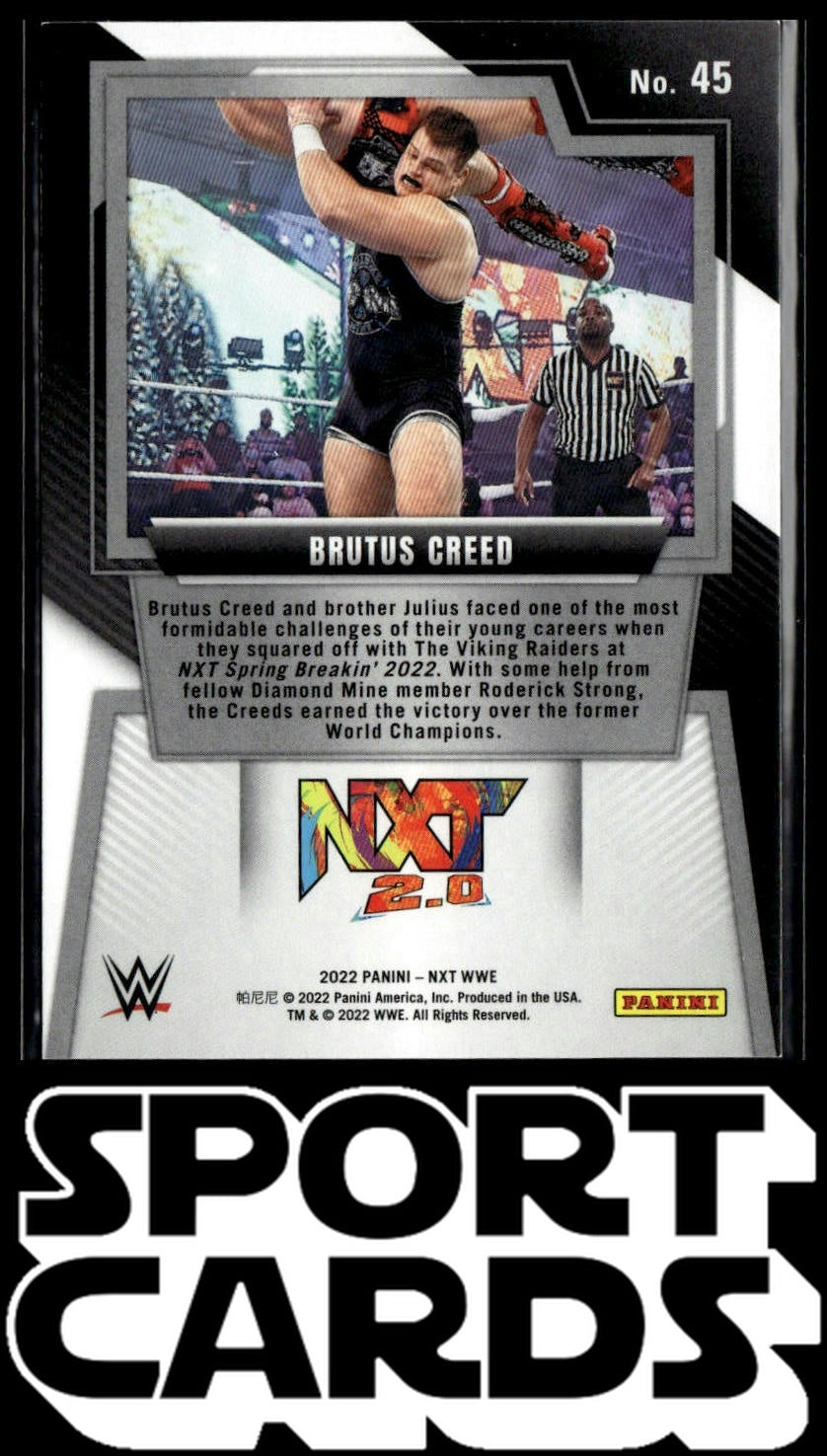 2022 Panini NXT 2.0 WWE #45 Brutus Creed SportCards.com