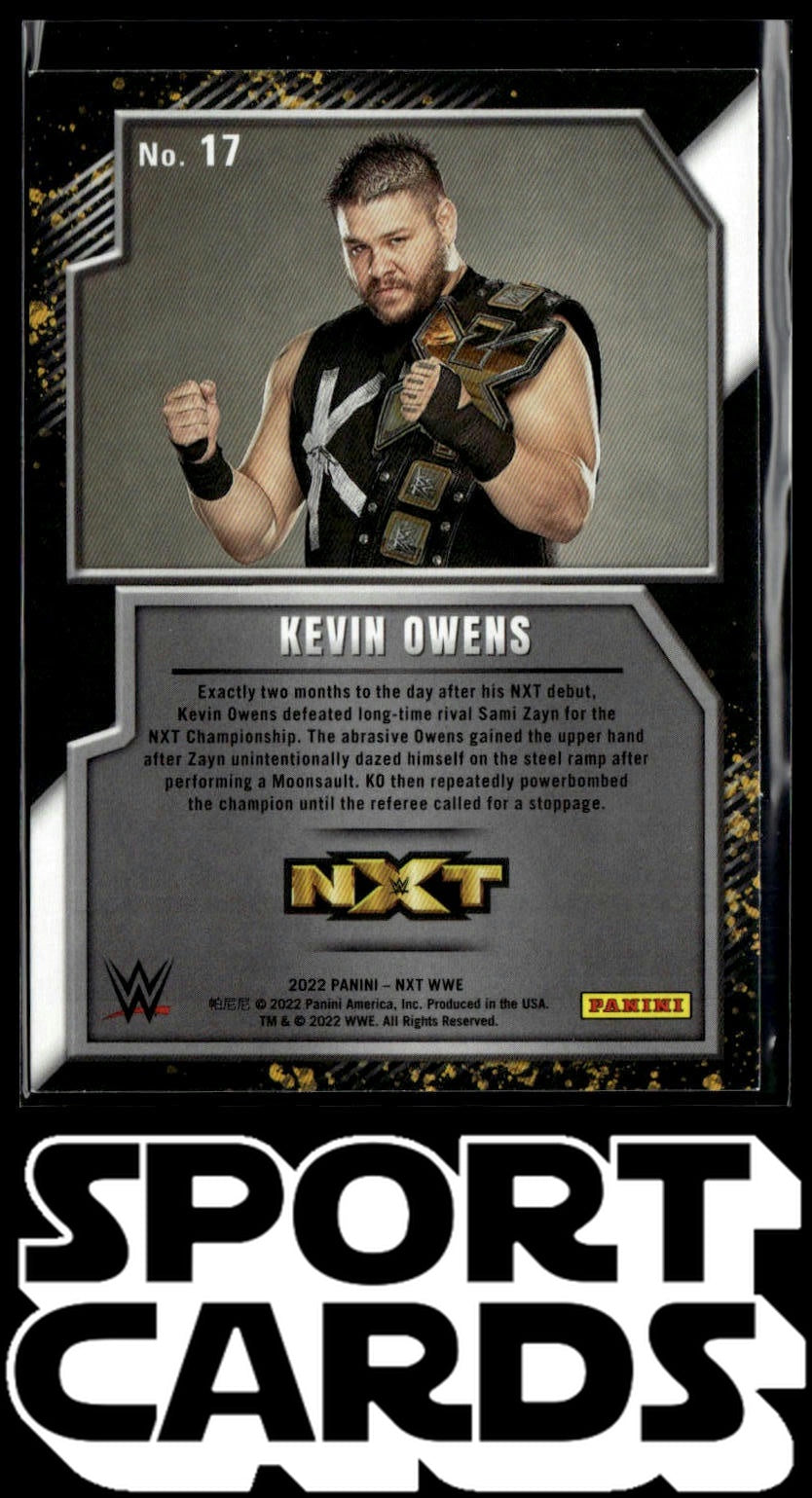 2022 Panini NXT 2.0 WWE #17 Kevin Owens NXT Gold Green SportCards.com