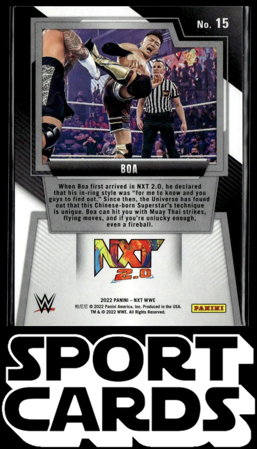 2022 Panini NXT 2.0 WWE #15 Boa SportCards.com
