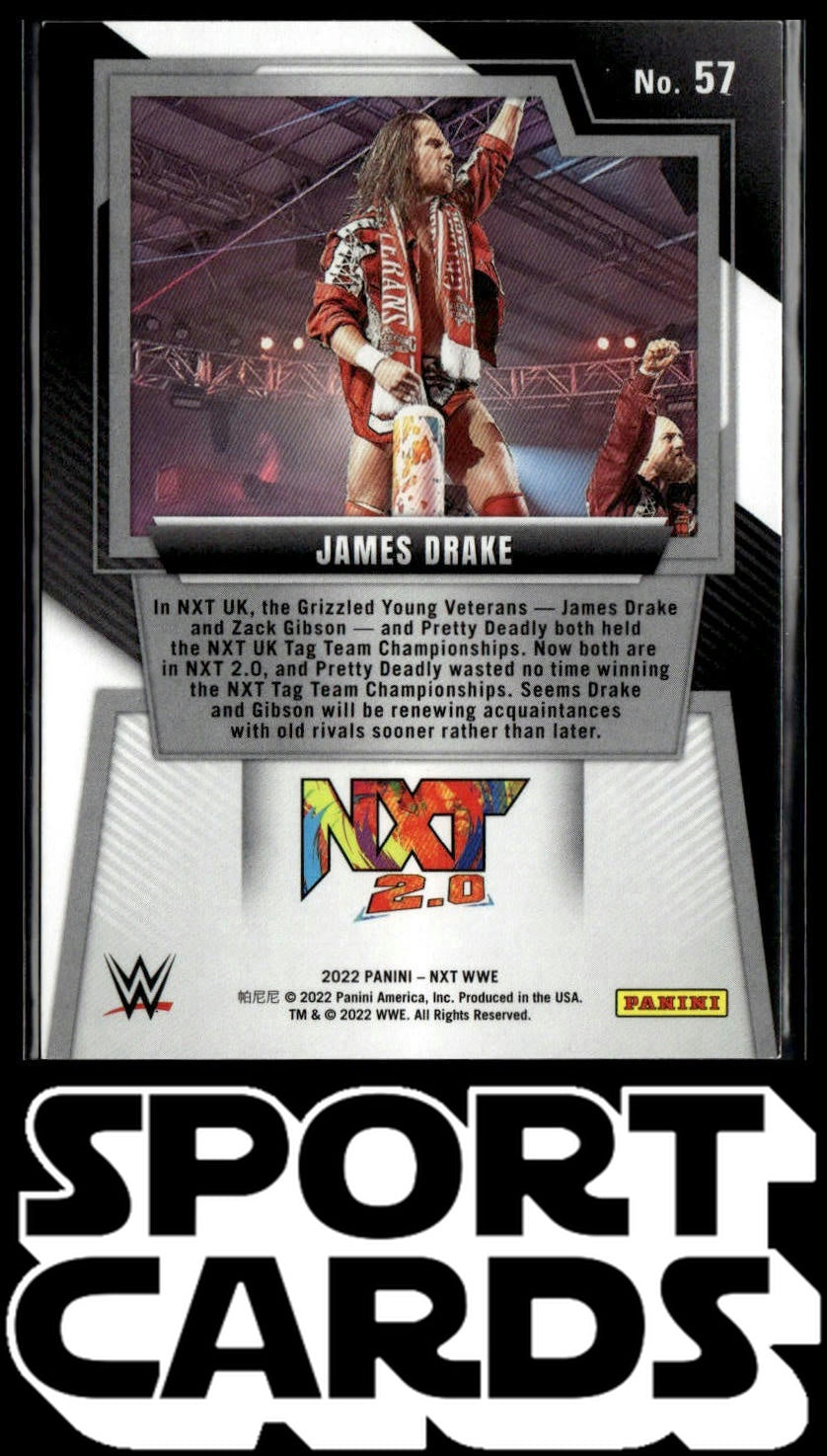 2022 Panini NXT 2.0 WWE #57 James Drake SportCards.com