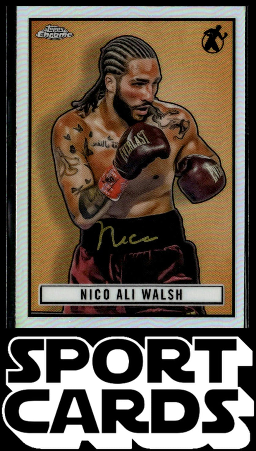 2024 Topps Chrome #TR-38 Nico Ali Walsh 1951 Topps Ringside Boxing