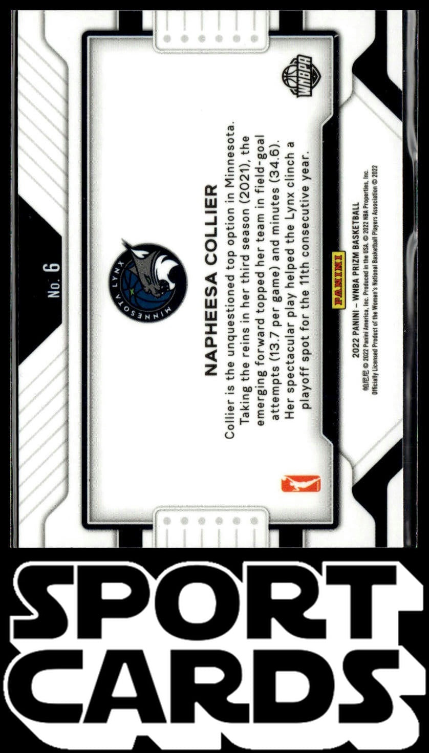 2022 Panini Prizm WNBA #6 Napheesa Collier Widescreen SportCards.com