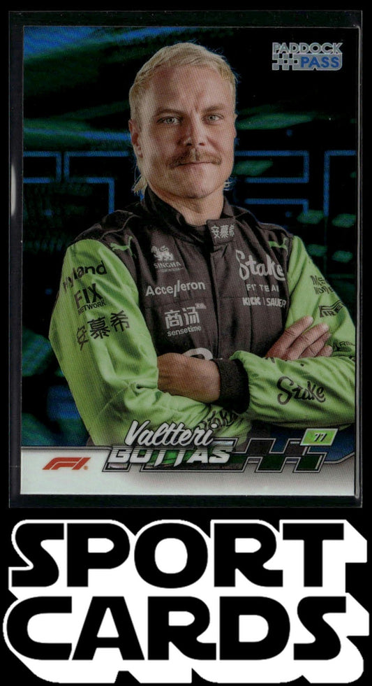 2024 Topps Paddock Pass Formula 1 #63 Valtteri Bottas Chrome SportCards.com