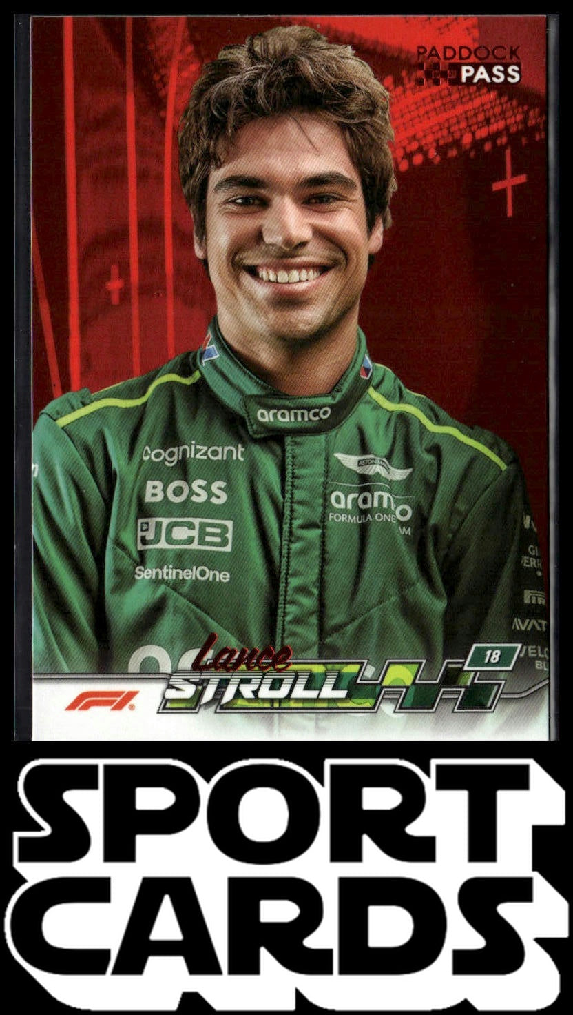 2024 Topps Paddock Pass Formula 1 #62 Lance Stroll Red Foil SportCards.com
