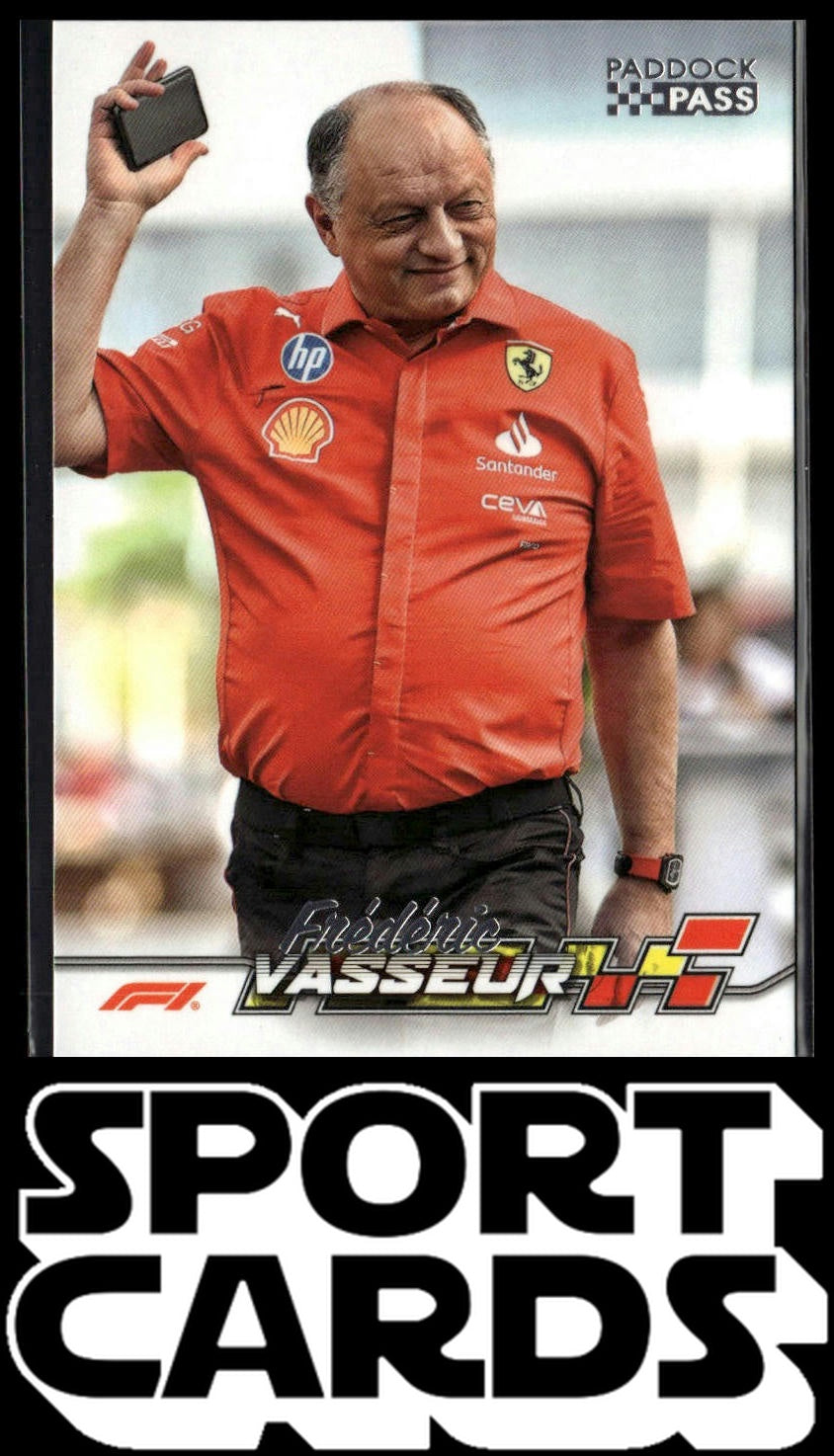2024 Topps Paddock Pass Formula 1 #75 Frédéric Vasseur SportCards.com