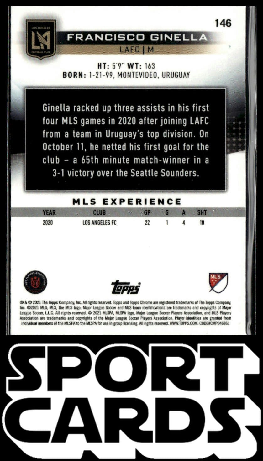 2021 Topps Chrome MLS #146 Francisco Ginella SportCards.com
