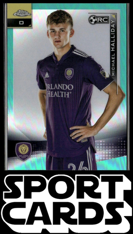 2021 Topps Chrome MLS #130 Michael Halliday Aqua Refractor #/299 SportCards.com