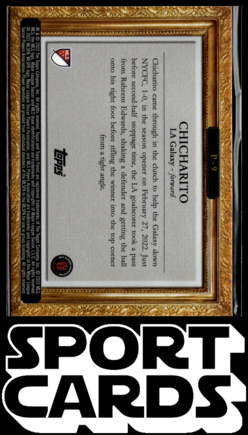 2022 Finest MLS #P-9 Chicharito PITCHuresque SportCards.com