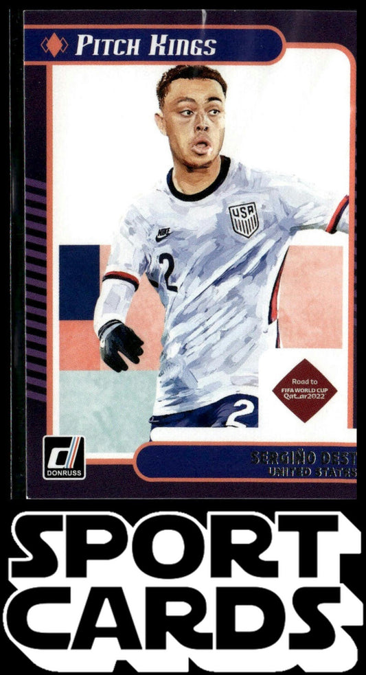2021-22 Donruss #14 Sergino Dest Pitch Kings Press Proof SportCards.com