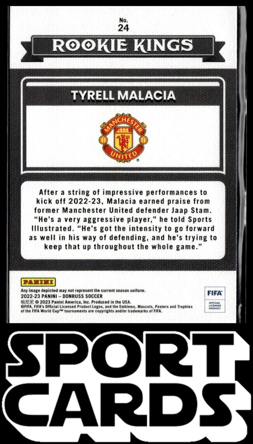 2022-23 Donruss #24 Tyrell Malacia Rookie Kings SportCards.com
