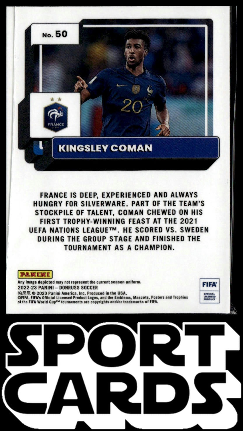2022-23 Donruss #50 Kingsley Coman Optic SportCards.com