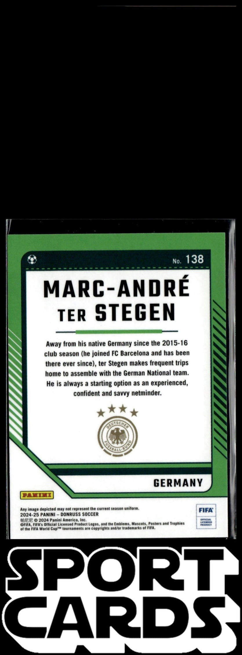 2024-25 Donruss #138 Marc-Andre ter Stegen Optic SportCards.com