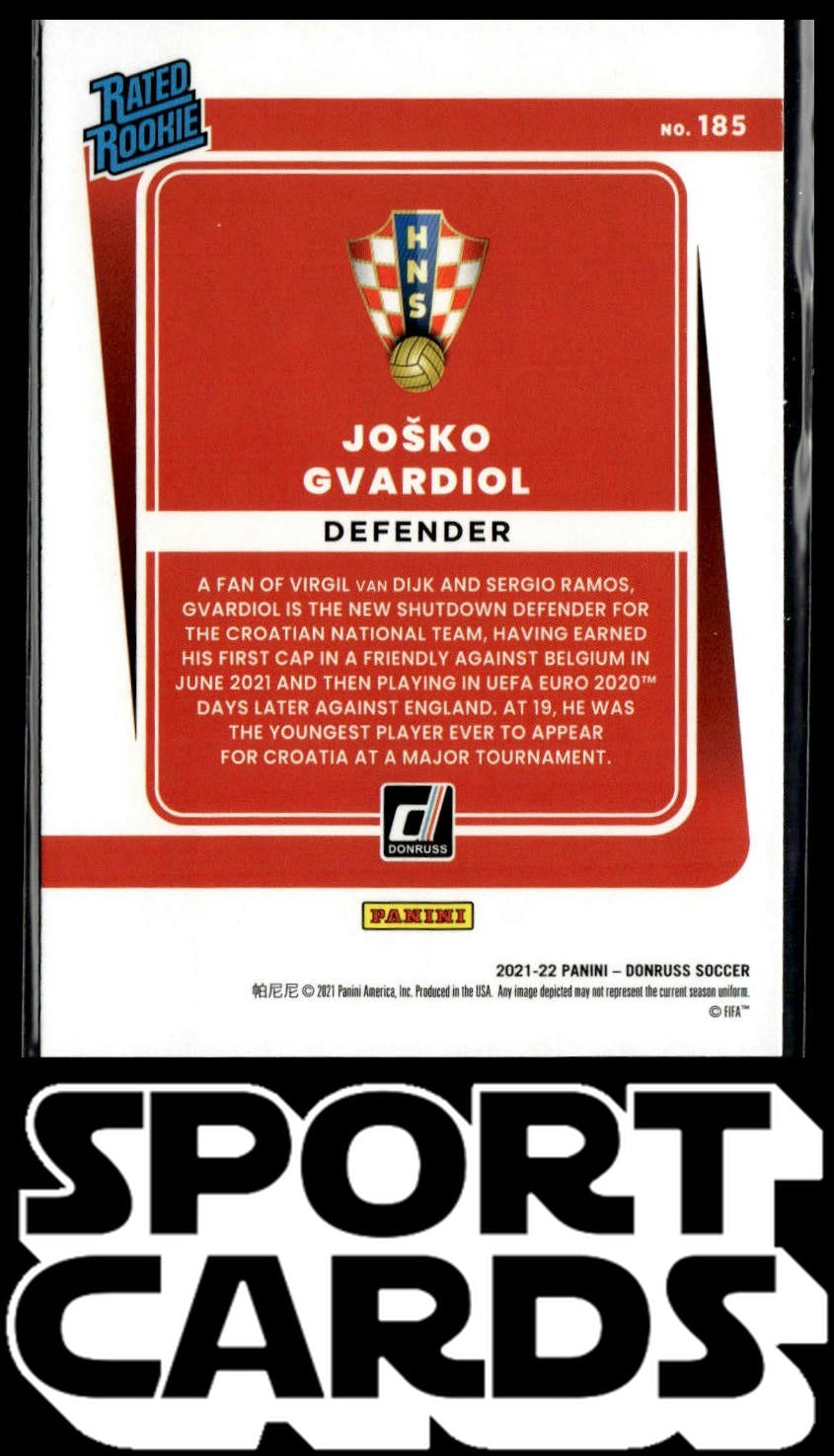2021-22 Donruss #185 Joško Gvardiol SportCards.com