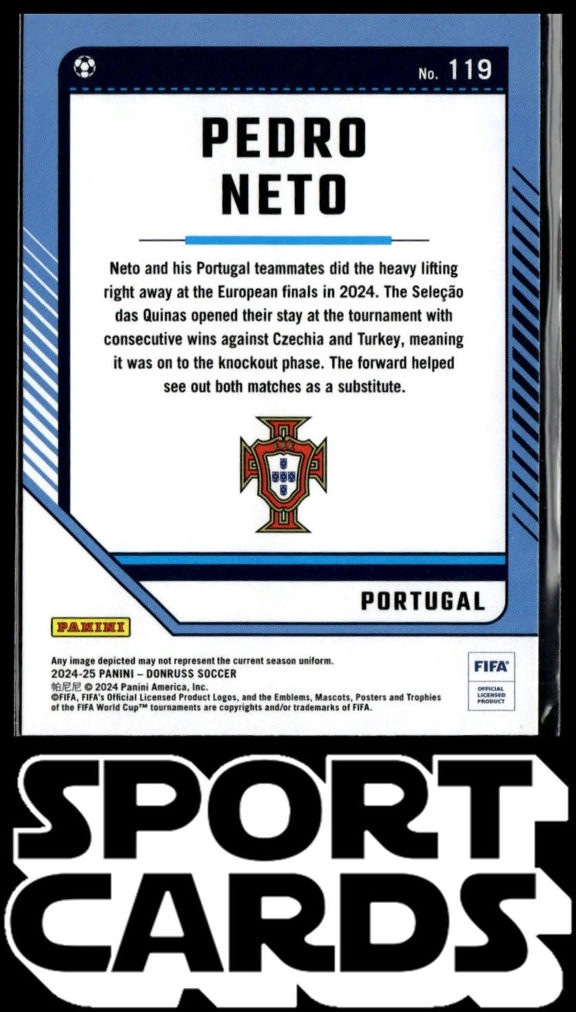 2024-25 Donruss #119 Pedro Neto SportCards.com