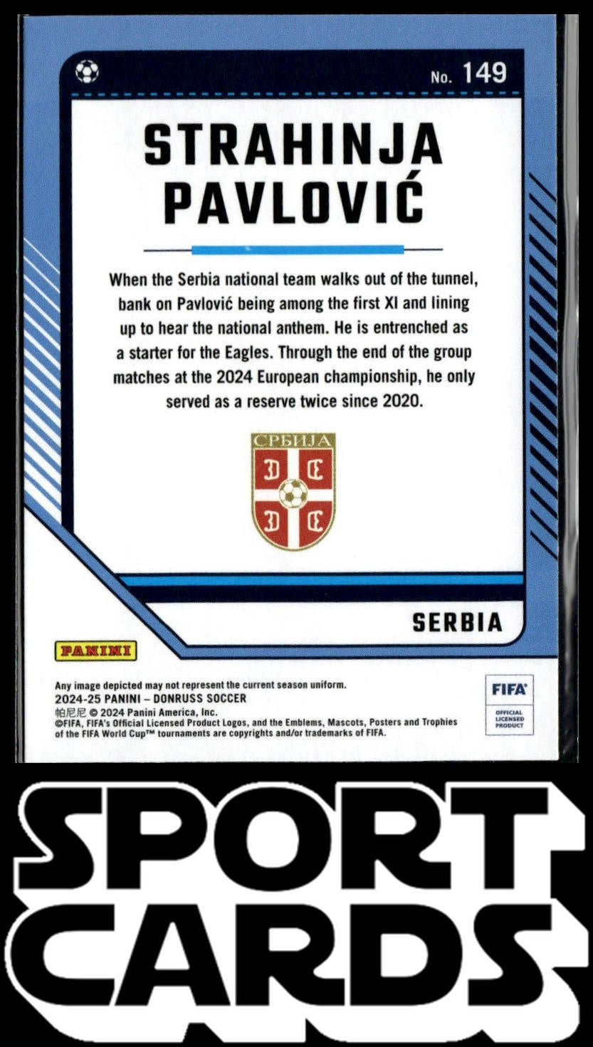 2024-25 Donruss #149 Strahinja Pavlovic SportCards.com