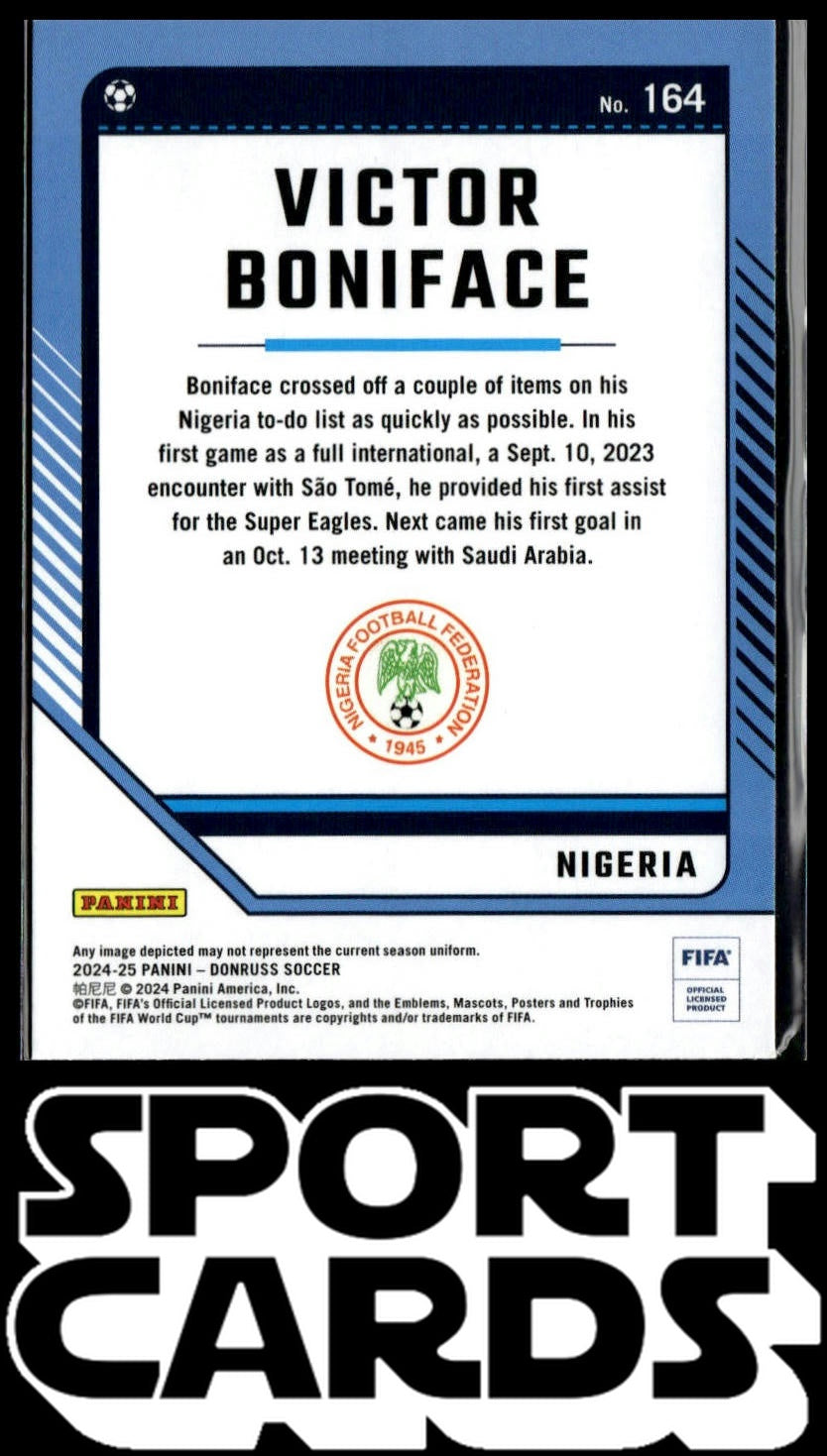 2024-25 Donruss #164 Victor Boniface SportCards.com