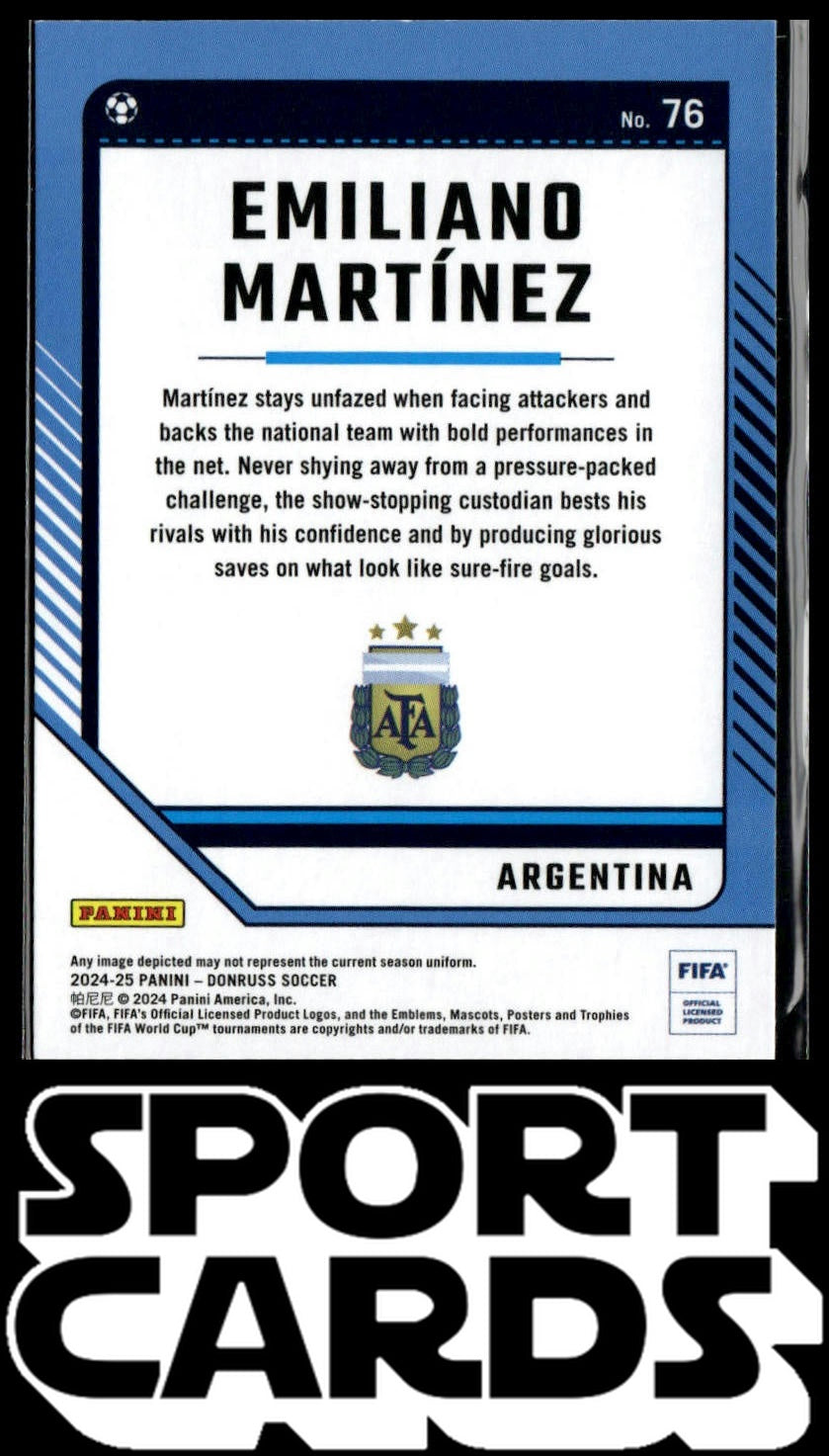 2024-25 Donruss #76 Emiliano Martinez SportCards.com