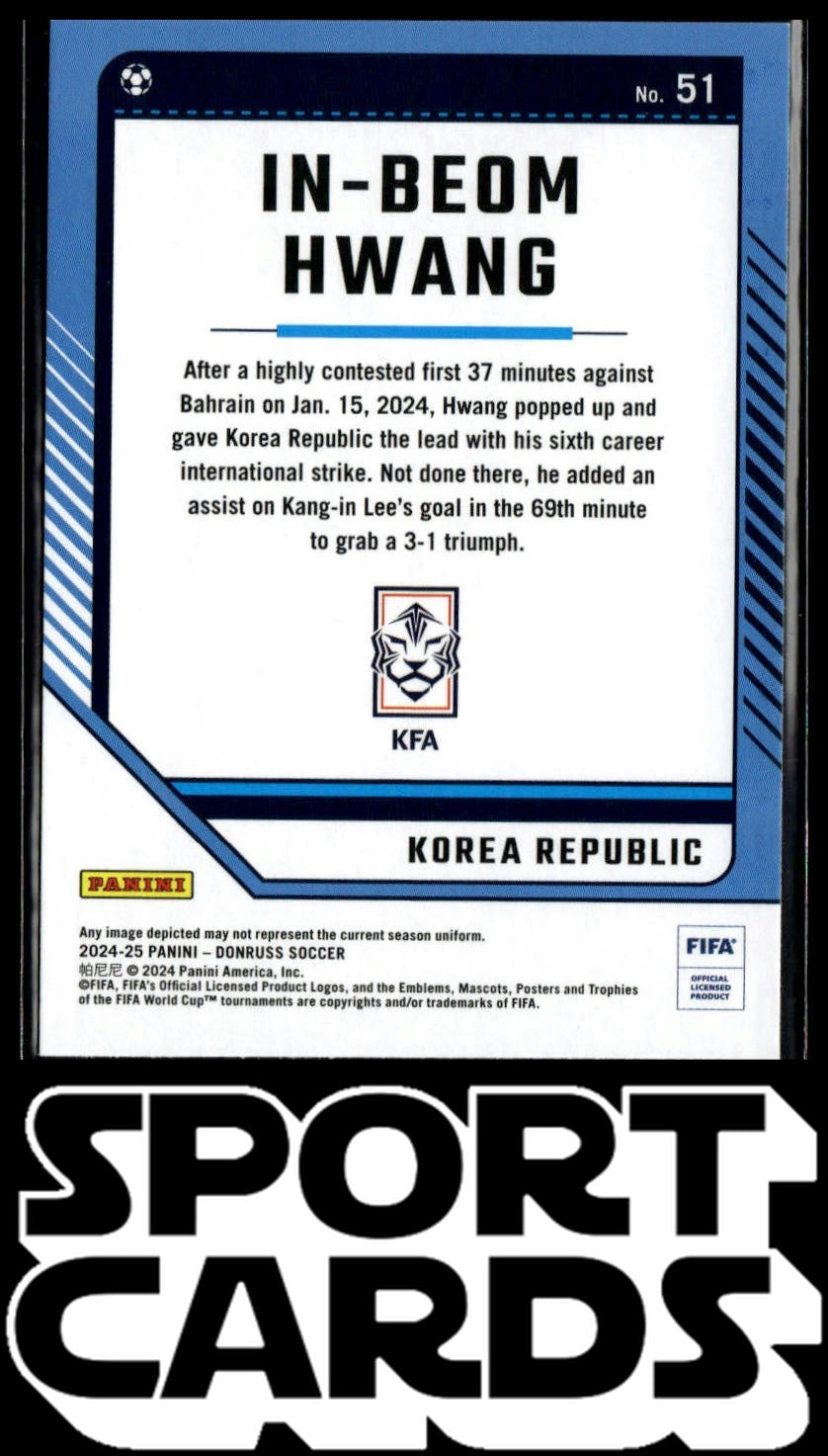 2024-25 Donruss #51 In-Beom Hwang SportCards.com