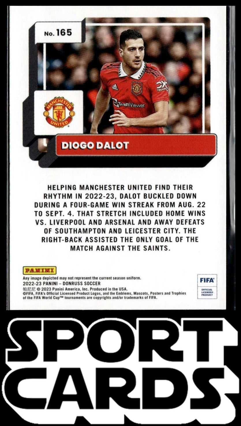 2022-23 Donruss #165 Diogo Dalot SportCards.com