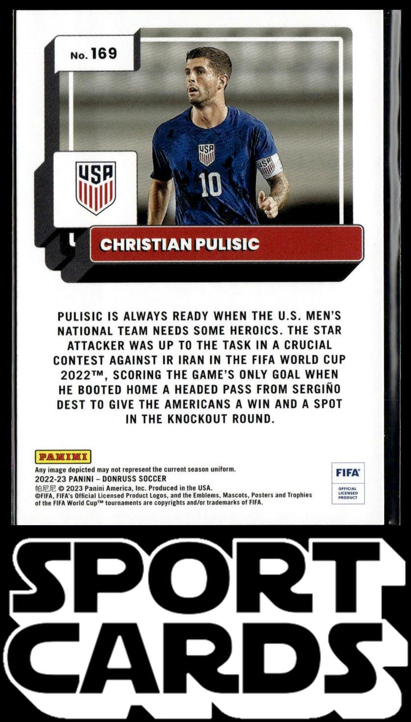 2022-23 Donruss #169 Christian Pulisic SportCards.com