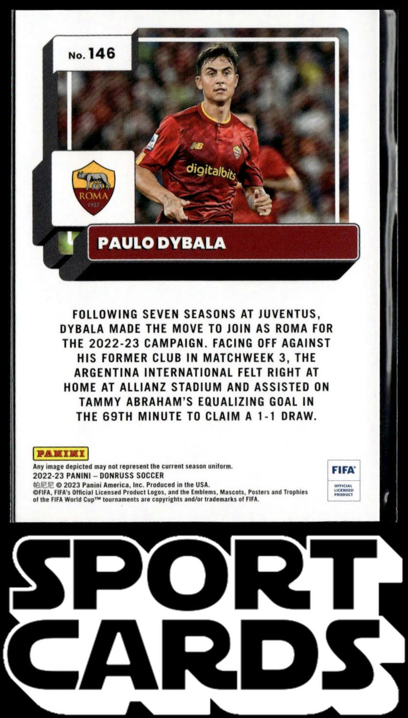 2022-23 Donruss #146 Paulo Dybala SportCards.com