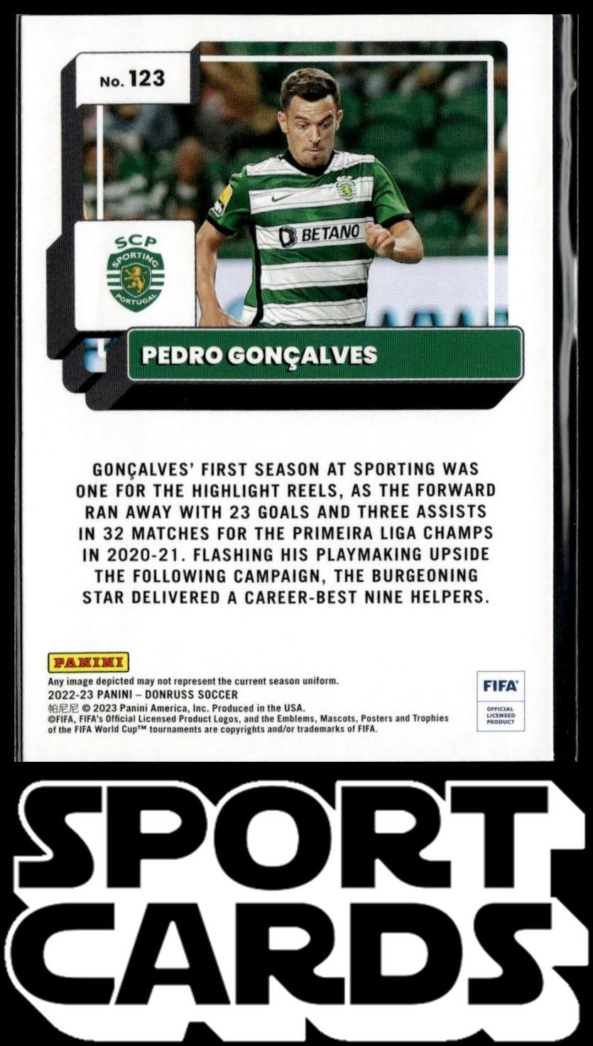 2022-23 Donruss #123 Pedro Goncalves SportCards.com