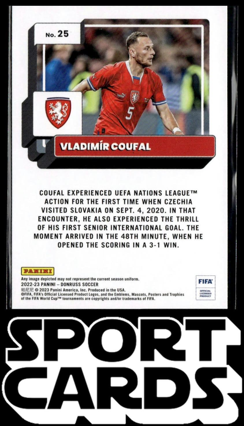 2022-23 Donruss #25 Vladimir Coufal SportCards.com