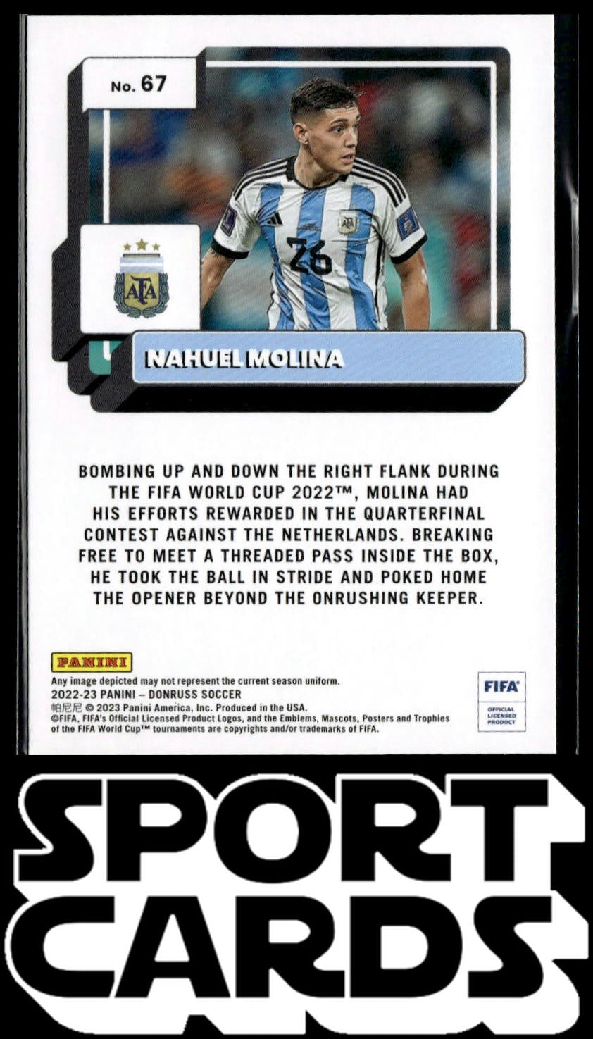 2022-23 Donruss #67 Nahuel Molina SportCards.com