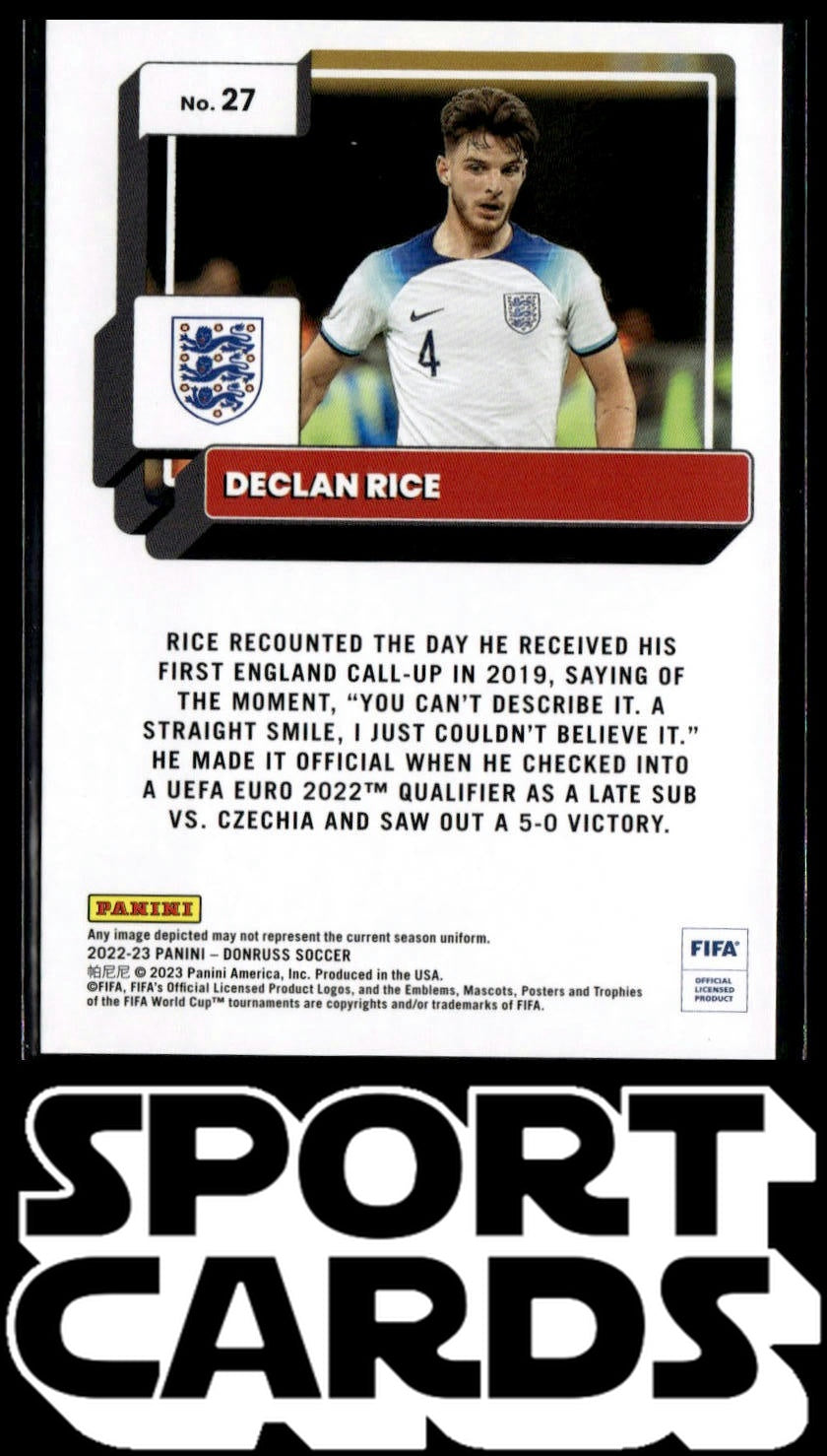 2022-23 Donruss #27 Declan Rice SportCards.com