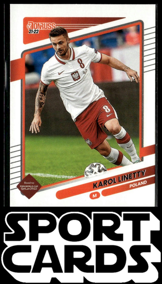 2021-22 Donruss #127 Karol Linetty SportCards.com