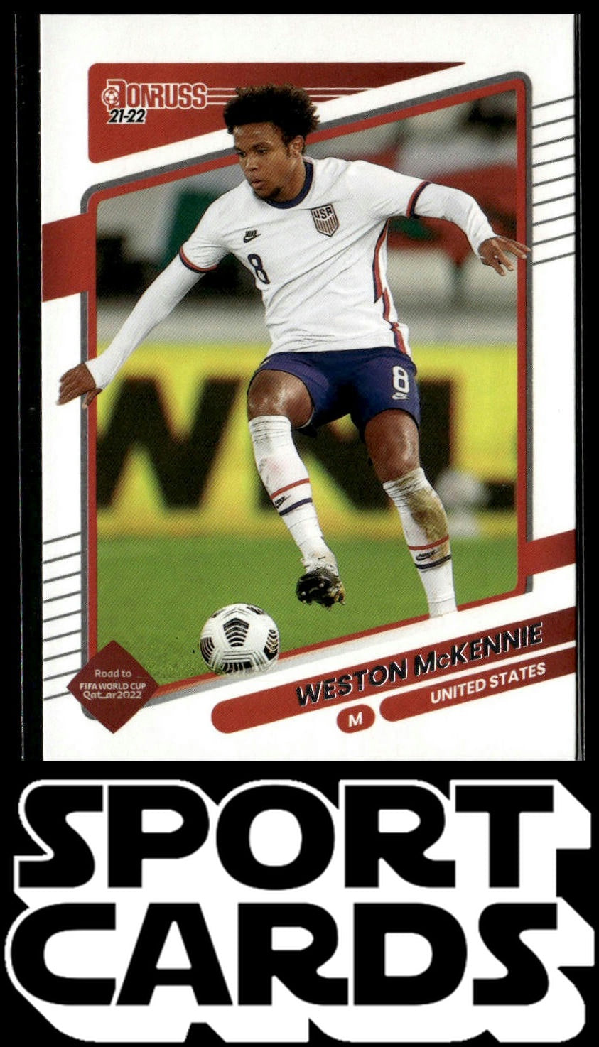 2021-22 Donruss #167 Weston McKennie Press Proof Gold #/349 SportCards.com