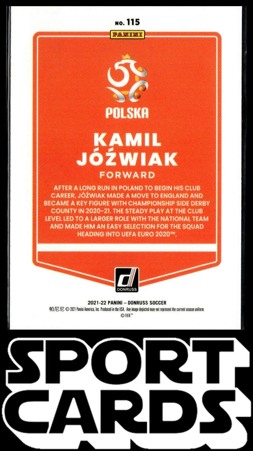 2021-22 Donruss #115 Kamil Jozwiak SportCards.com
