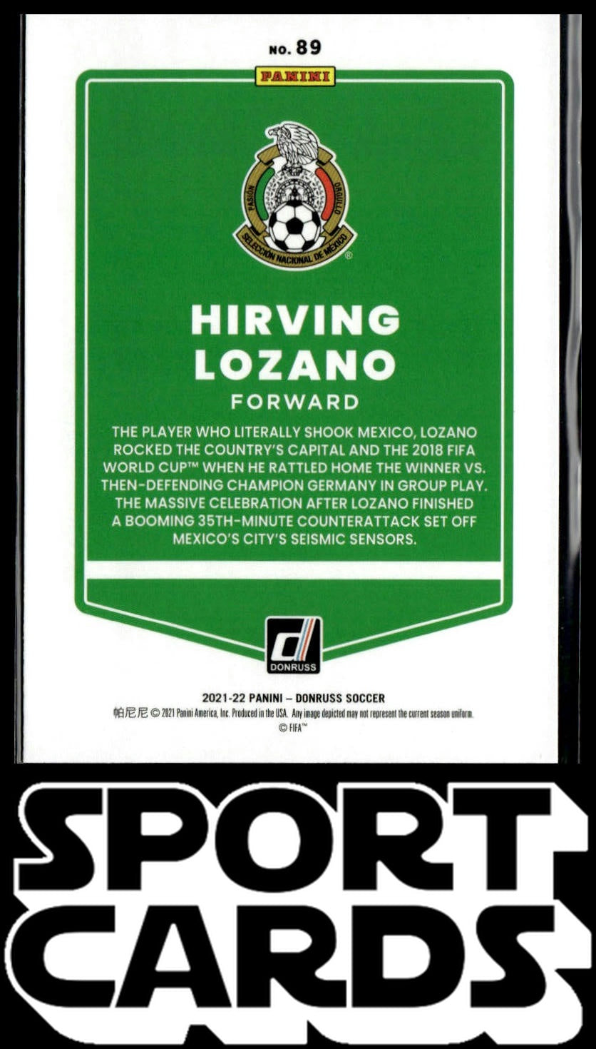 2021-22 Donruss #89 Hirving Lozano SportCards.com