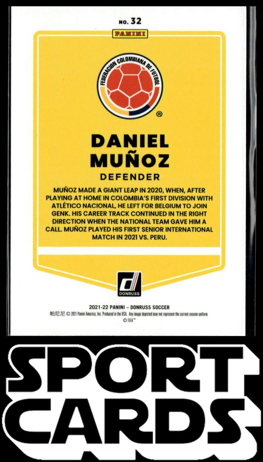 2021-22 Donruss #32 Daniel Muñoz SportCards.com