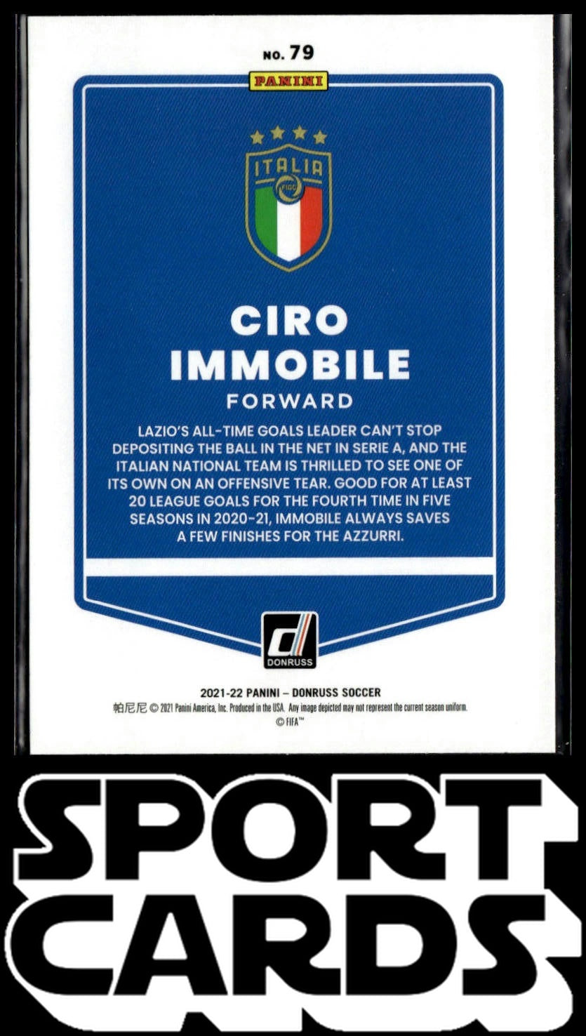 2021-22 Donruss #79 Ciro Immobile SportCards.com