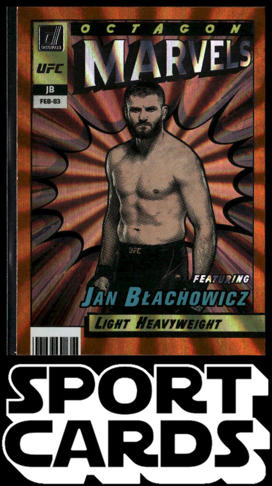 2022 Donruss UFC #18 Jan Blachowicz Octagon Marvels SportCards.com