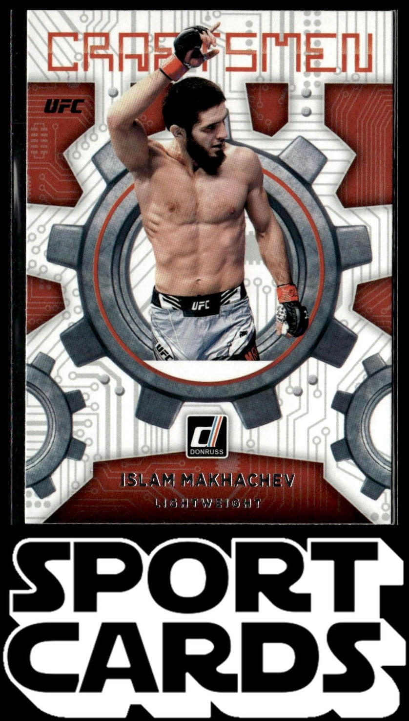 2022 Donruss UFC #3 Islam Makhachev Craftsmen Press Proof SportCards.com