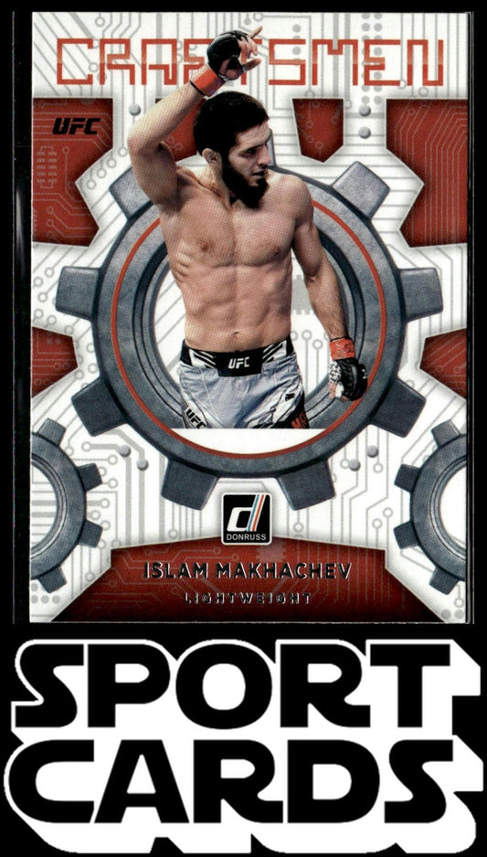 2022 Donruss UFC #3 Islam Makhachev Craftsmen Press Proof SportCards.com