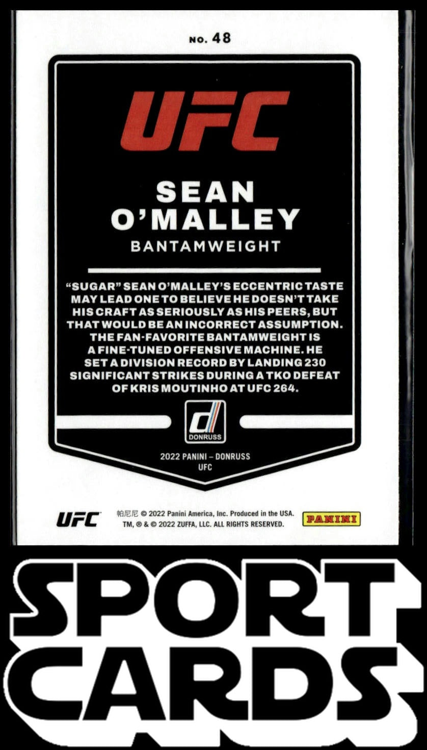 2022 Donruss UFC #48 Sean O'Malley SportCards.com