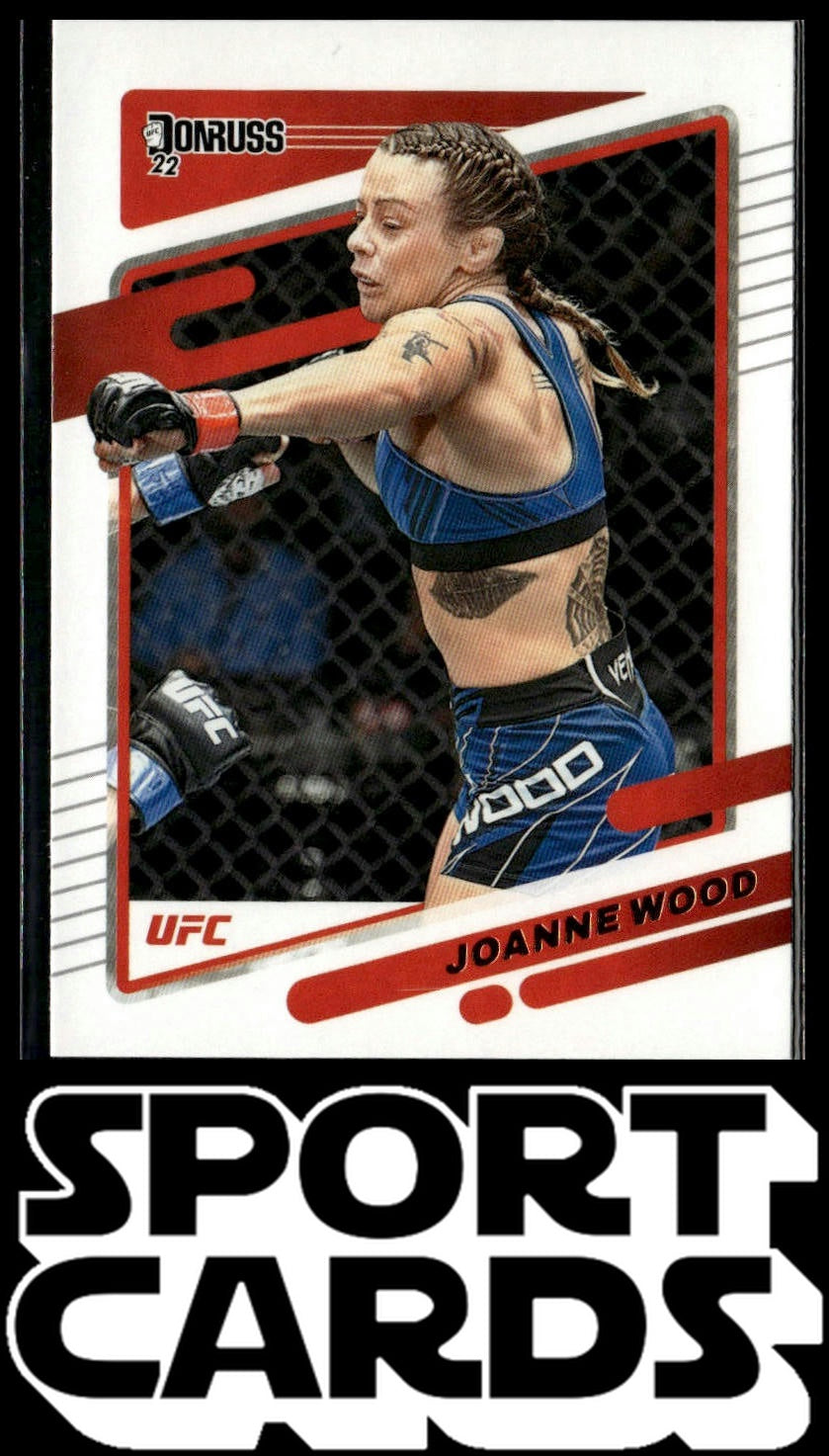 2022 Donruss UFC #2 Joanne Wood Press Proof Silver SportCards.com