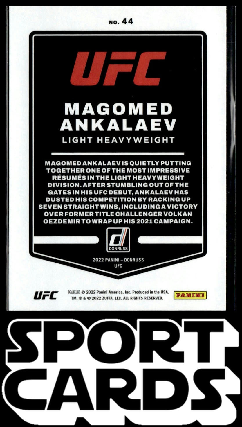 2022 Donruss UFC #44 Magomed Ankalaev SportCards.com
