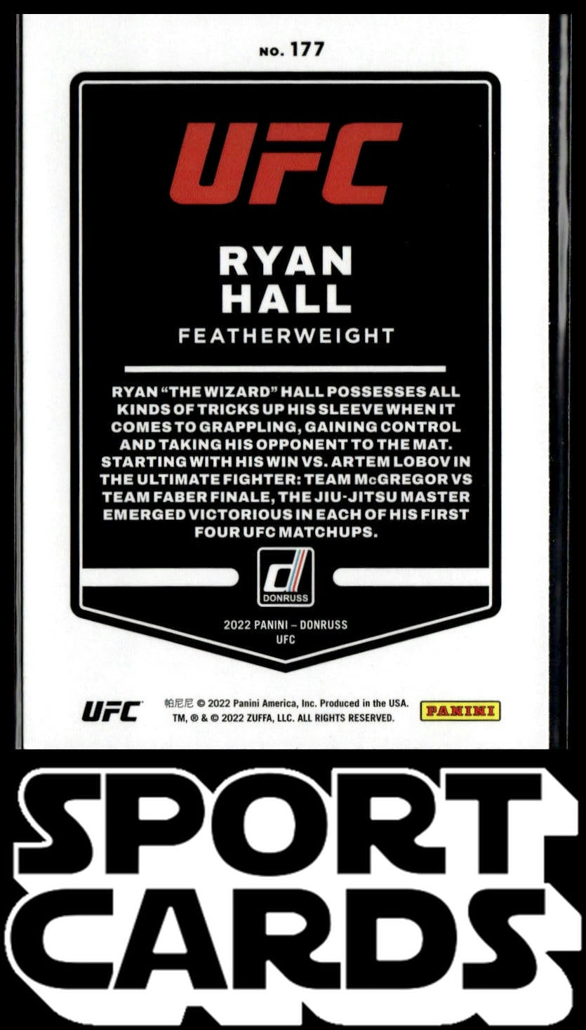 2022 Donruss UFC #177 Ryan Hall SportCards.com