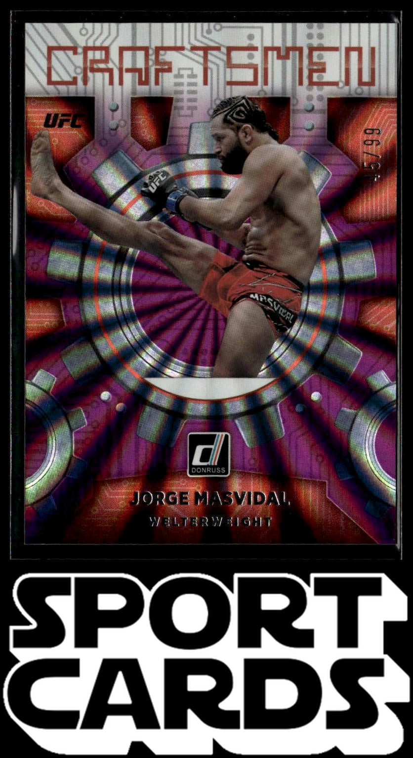 2022 Donruss UFC #11 Jorge Masvidal Craftsmen SportCards.com