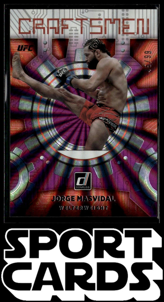 2022 Donruss UFC #11 Jorge Masvidal Craftsmen SportCards.com