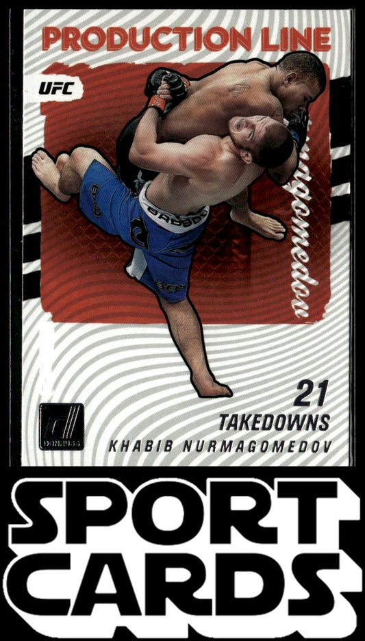 2022 Donruss UFC #5 Khabib Nurmagomedov Production Line SportCards.com