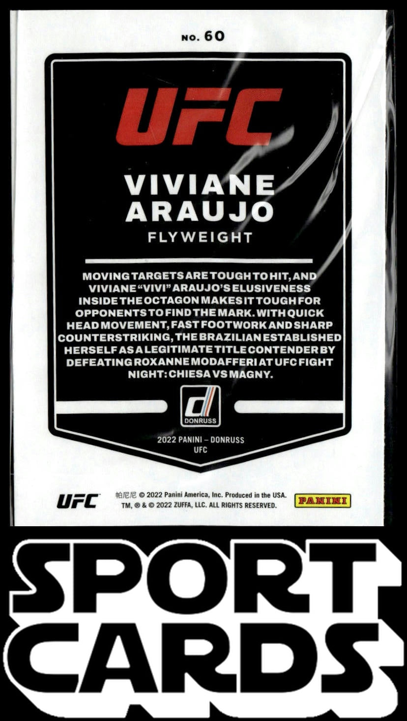 2022 Donruss UFC #60 Viviane Araujo SportCards.com