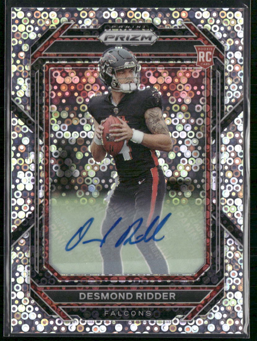 2022 Panini Prizm #302 Desmond Ridder Rookie Autographs Prizm No Huddle - Sport Cards