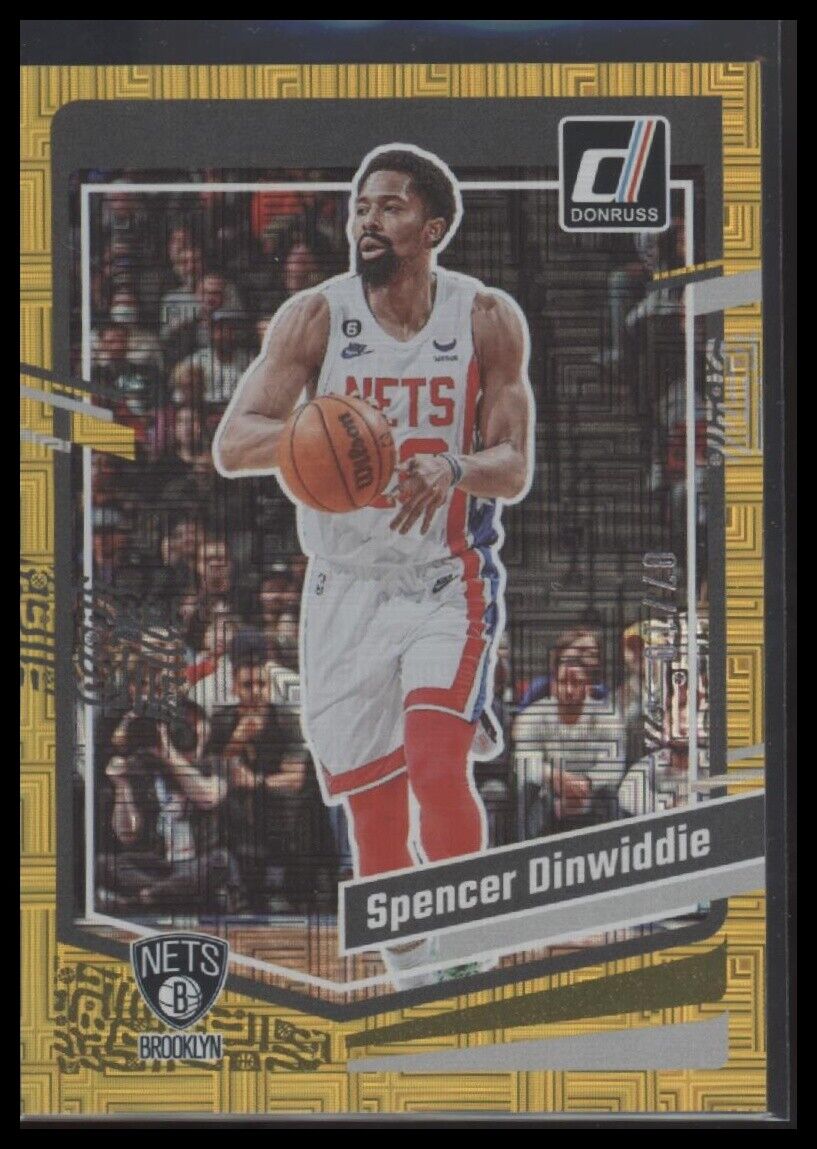 2023-24 Donruss #45 Spencer Dinwiddie Choice Gold #/10