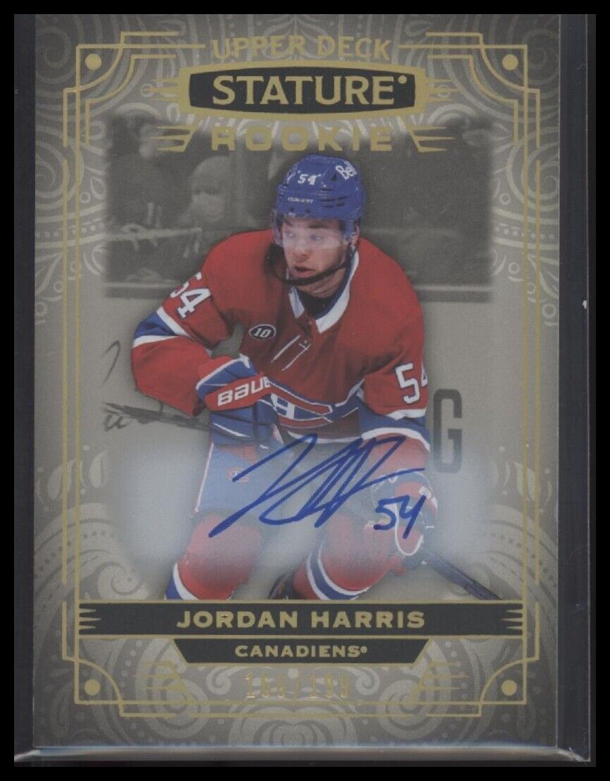 2022-23 Upper Deck Stature #157 Jordan Harris Autographs #/199 - Sport Cards